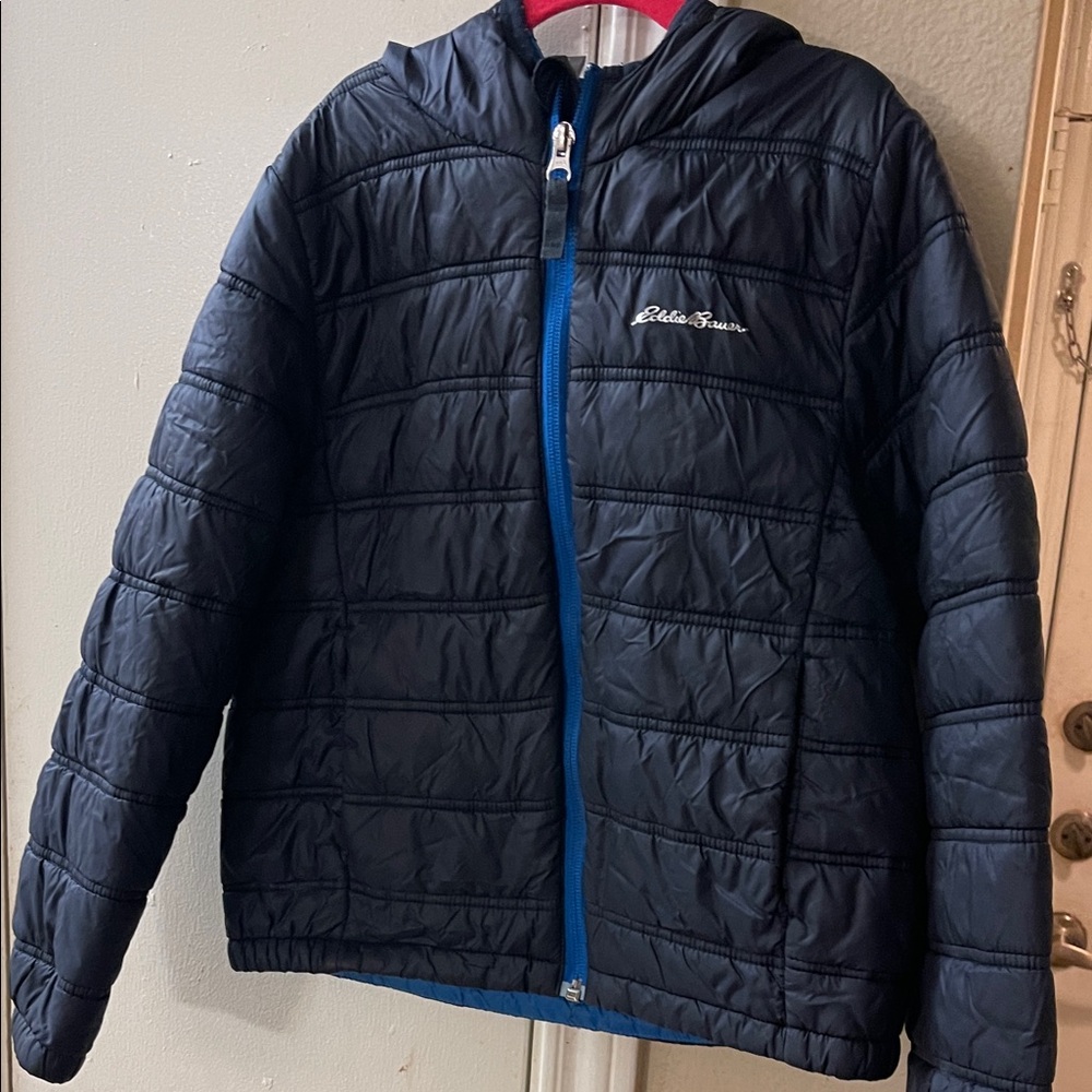 Eddie Bauer Kids Navy Puffer Jacket